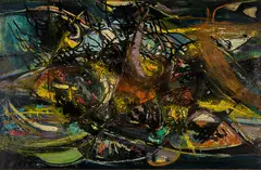 Donald Sinclair Driver, Painting No. 21, oil on board