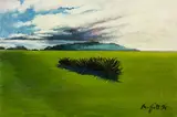 Trevor Moffitt, Southland Series III No. 8, oil on board