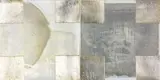Seven Truths/Seven Witnesses by Stephen Bambury, chemical action and silver leaf on aluminium, diptych, offered Feb 2016