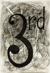 Peter Robinson, 3rd, mixed media on paper