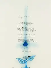 Spring Night (1982) by John Pule, ink and pastel on paper, sold Feb 2016