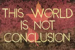This World is Not Conclusion by Imants Tillers, acrylic and gouache on canvasboard, offered Feb 2016