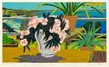 Tom Burnett, Doubtless Bay, woodblock print, 91/140