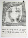 Recent Paintings ’71 – ’72 Ian Scott, Petar/James Gallery March 12-23 ‘73