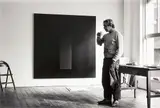Michael Dunn, Max Gimblett in the Studio, gelatin silver print