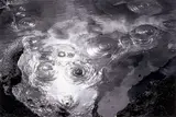 Theodorus Johannes Schoon, Untitled – Large Waiotapu Mudpool study at Night, C-type print, image circa 1966-68
