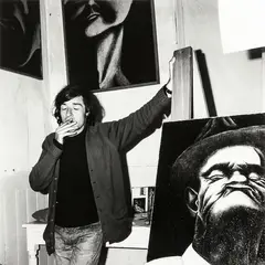 Michael Dunn, Tony Fomison, gelatin sliver print