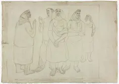 Russell Clark, Untitled – Urewera Group, graphite on artist’s rag paper