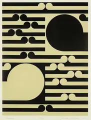 Gordon Walters, Tamaki, silkscreen print, 11/50