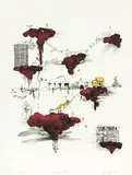 John Pule, Lenonga Kia Koe, lithograph, 76/100
