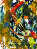 Allen Maddox, Untitled, oil on paper
