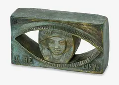 I Believe in You by Terry Stringer, patinated bronze, sold Dec 2015
