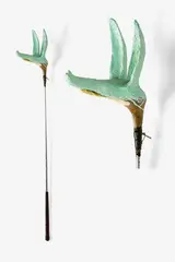 Francis Upritchard, Untitled, mixed media and acrylic paint mounted to found golf club, circa 2004