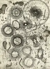A Leaf from Leonardo’s Book by Barry Cleavin, etching, 2/30, offered Dec 2015