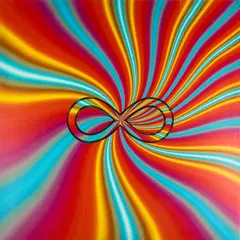 Warp by Paul Hartigan, pigment ink on stretched vinyl, offered Dec 2015