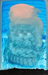 Untitled by Michael Smither, gouache on paper, offered Dec 2015