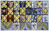 Fatu Feu’u, Agaga Puaikura, mixed media on canvas