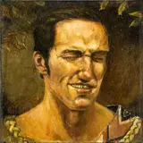 Zahran Southan, Self Portrait as Cynic, oil on canvas