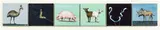 Joanna Braithwaite, Wild Things, oil on canvas, six panels