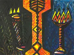 Fatu Feu’u, Sopoilagi, acrylic on canvas