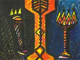 Fatu Feu’u, Sopoilagi, acrylic on canvas