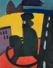 Eion Stevens, Untitled, oil on paper