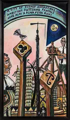 Nigel Brown, A City of Clumsy Aspirations, digital print and mixed media