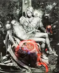 Andrew McLeod, Michelangelo, digital print, 2/3