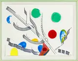 Julian Dashper, The Deep (past) 3, acrylic, watercolour and ink on paper