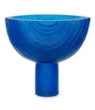 Ann Robinson, Side Carved Flax Pod, cast glass