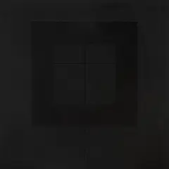 Black Painting No. 12 by Ralph Hotere, acrylic on canvas, sold Nov 2015