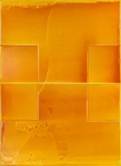 Necessary Correction (XVI) by Stephen Bambury, acrylic and resin on two aluminium panels, offered Nov 2015