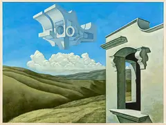 Brent Wong, Tradewinds, acrylic on board
