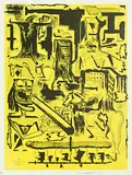 Bill Hammond, Praying, lithograph, 7/24