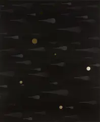 Transmission by Luise Fong, acrylic on canvas, sold Sep 2015
