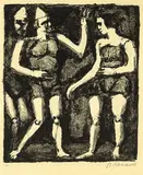 Georges Rouault, Parade, lithograph, 5/25