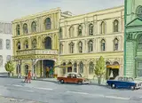 Star Hotel by Mary Margaret Gore Spicer, watercolour, 1973, sold Sep 2015