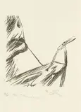 Tony Fomison, More? More of What?, lithograph, 14/15