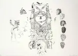 Shane Cotton, Veil, lithograph, 10/40