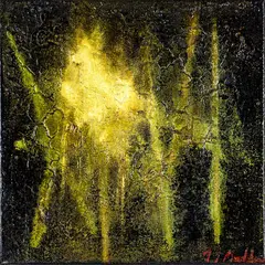 John Madden, Oxidation, mixed media on canvas