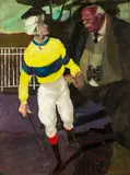 Garth Tapper, The Owner, oil on canvas board