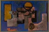 Jan Nigro, Pioneers, Disintegration of a Model T Ford, mixed media on board