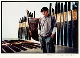 Marti Friedlander, Ralph Hotere and Black Phoenix, c-type print