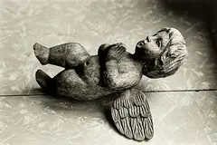 Alan Knowles, Wooden Angel, gelatin silver print