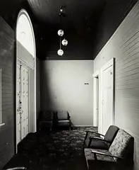 Richard Wotton, Foyer, Eltham Town Hall, gelatin silver print, 1987