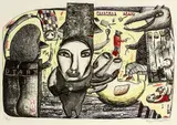 Jennifer Dolezel, Personal Values, screenprint and acrylic on rag paper