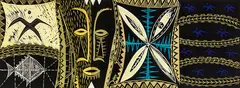 Fatu Feu’u, Le Ulua, screenprint or coloured woodblock print 18/50