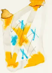 Untitled by Allen Maddox, acrylic on paper, sold Sep 2015