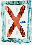 Allen Maddox, To an Isle of Blue Scoria, watercolour