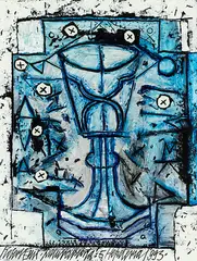 Robert Ellis, Natura Morta, mixed media on paper
